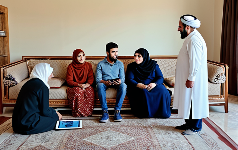 시리아 난민이 많은 국가 - Economic Empowerment through Education**

"A modest scene depicting Syrian refugees (both men and wo...
